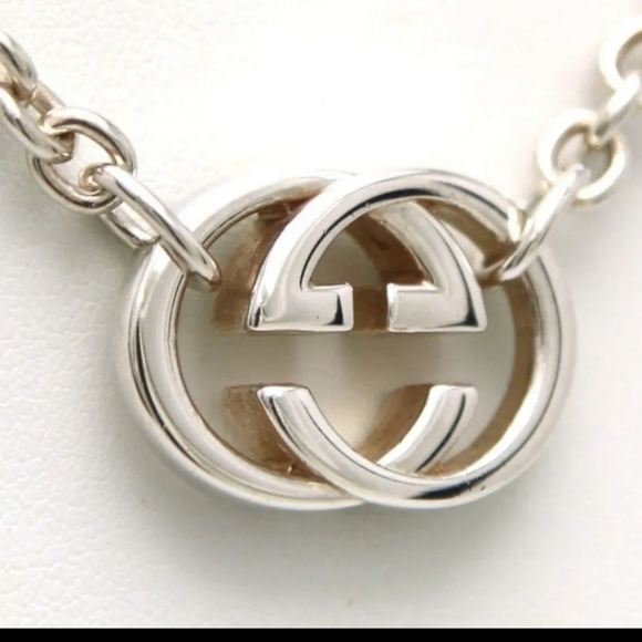 Gucci Luxury Necklace Sterling Silver 16inch chain - Picture 11 of 11
